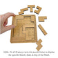 Project Genius Caesar's Calendar Wood Puzzle - 365+ Brainteasers, Multicolor, TG444, Gift for Adults & Kids 8+