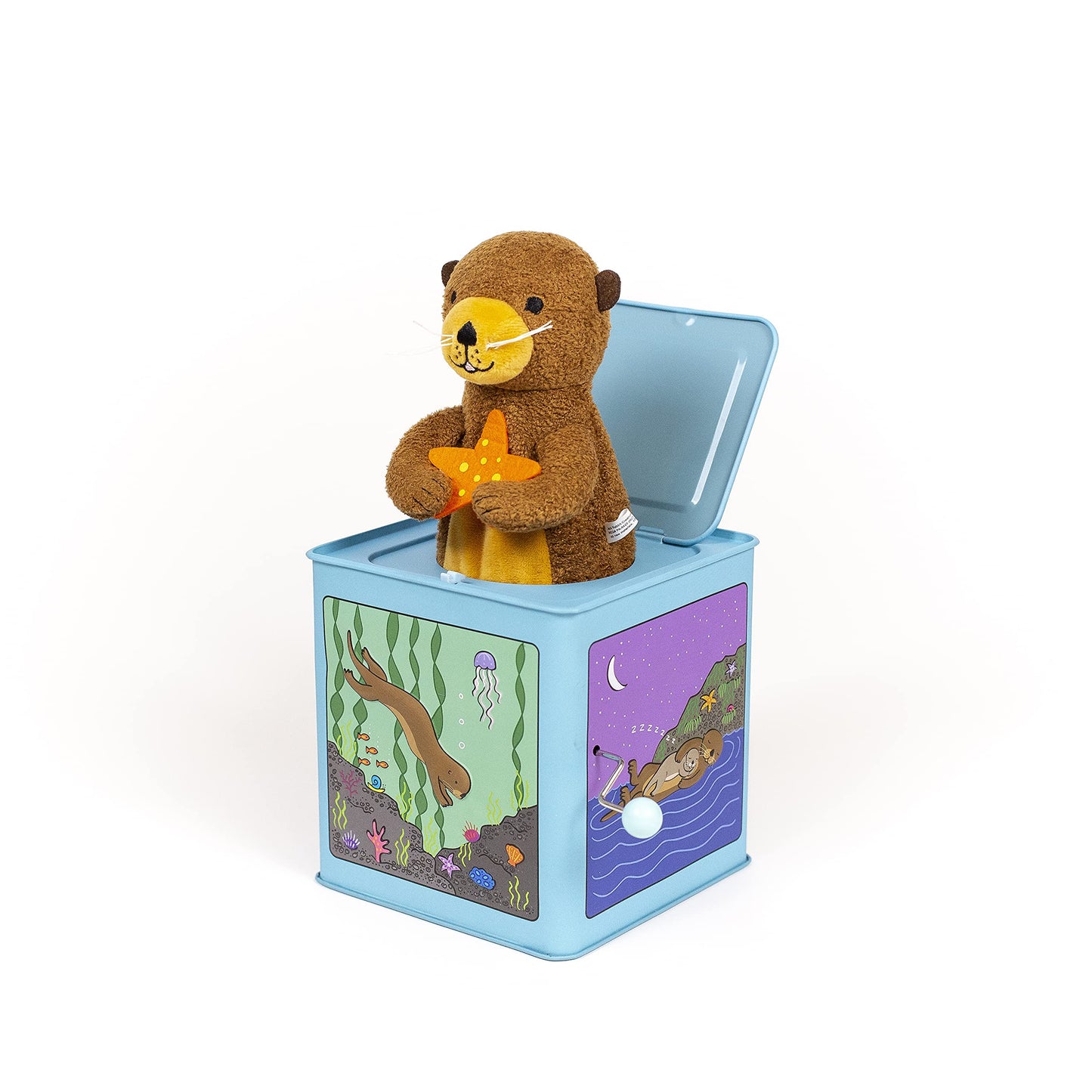 Jack Rabbit Creations Jack in The Box Toy - Otter, Multi Color, Wood, Model 952, 1 EA