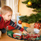 Train Set, Christmas Tree Train Toys For Boys With Smokes, Lights And Sound, Toy Train Set For Under Christmas Tree, Toddler Mod