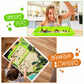 59 PCS Farm Sensory Bin - Sandbox with Lid, 2.2 LB Sensory Sand Kit for Boys, Toddler Farm Toys, 3 Take Apart Construction Truck