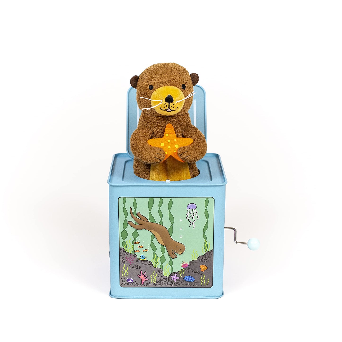 Jack Rabbit Creations Jack in The Box Toy - Otter, Multi Color, Wood, Model 952, 1 EA