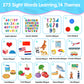 Qutz Abc Learning Flash Cards For Toddlers 2-4 Bilingual Spanish English, Autism Toys, Speech Therapy Toys, Educational Learning Talking Sight Words Flash Cards For Boys And Girls, 275 Sight Words