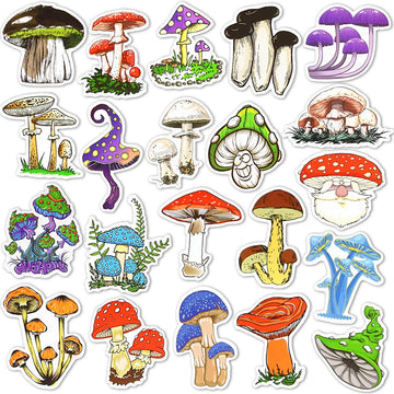 Susihi Cute Mushroom Stickers For Laptop Stickers For Kids Trippy Mushroom Stickers Water Bottle Stickers For Adults Teens Water