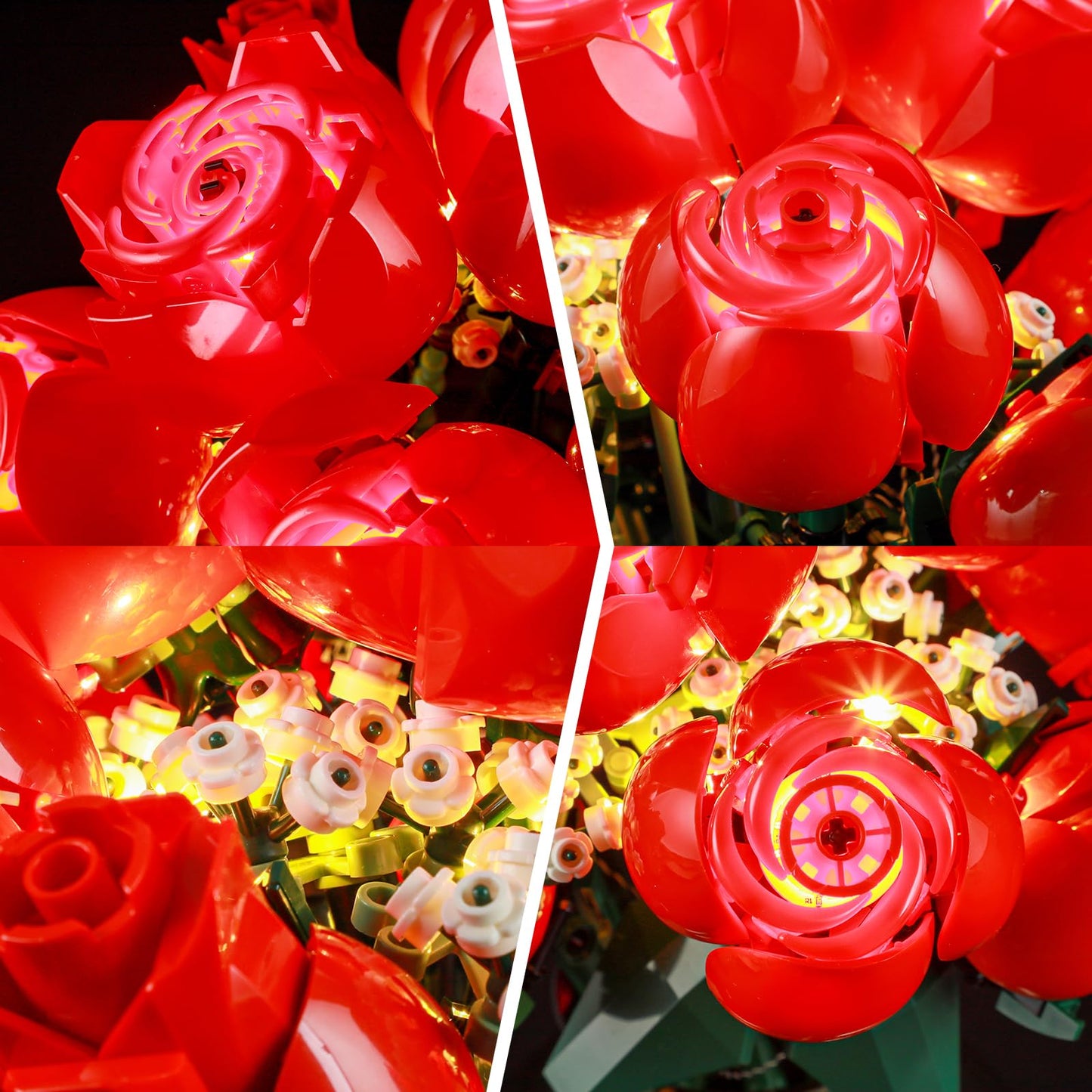 Briksmax Led Lighting Kit For Lego Bouquet Of Roses - Compatible With Lego Icons Flower 10328 Building Set- Not Include Lego Set