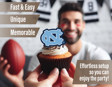 North Carolina Party Supplies (42 Pieces) University Of North Carolina Graduation, Tailgating, Birthday Party Decorations Unc Ta