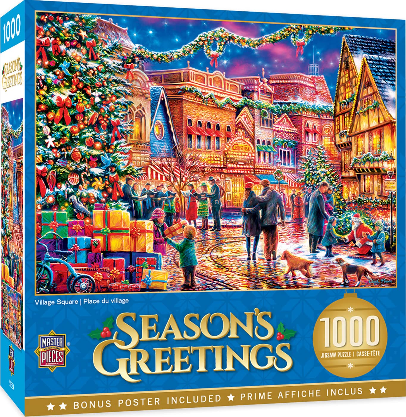 Village Square 1000 Piece Jigsaw Puzzle