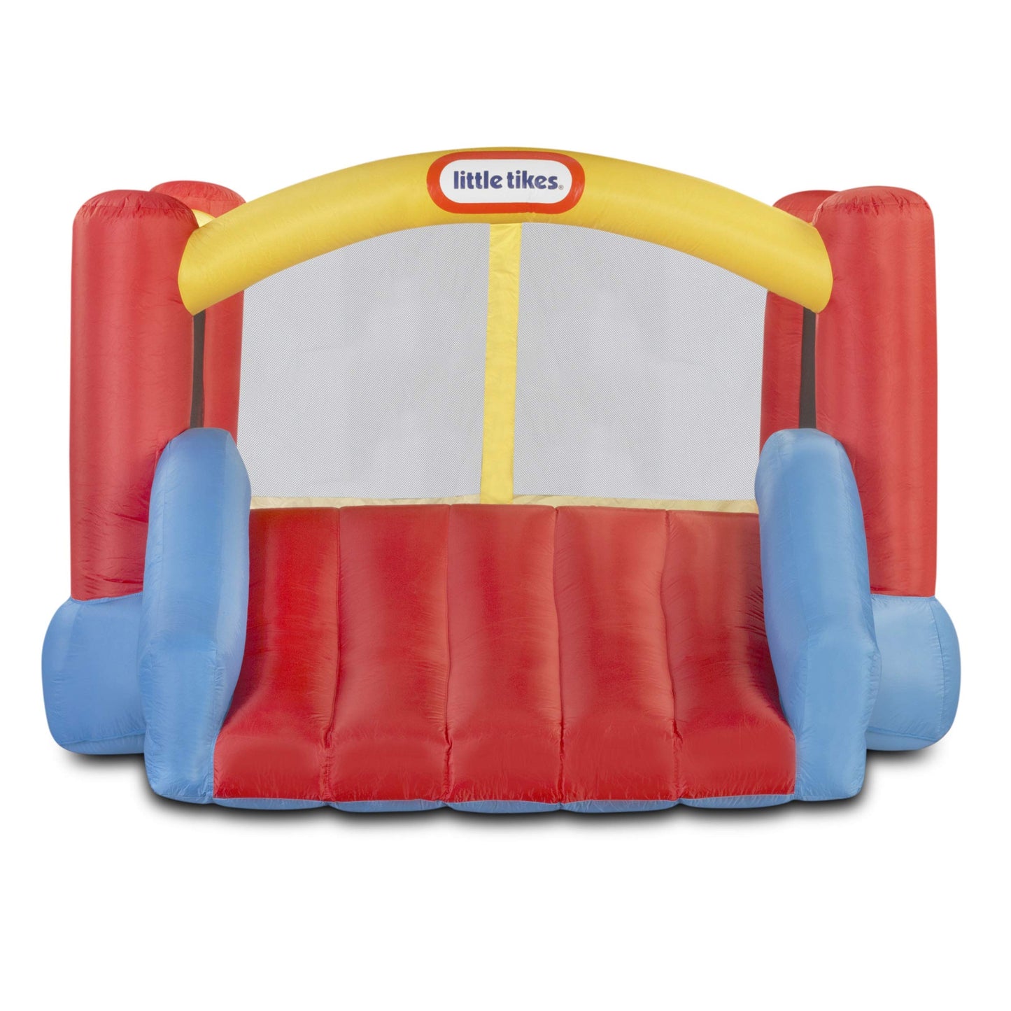 Little Tikes Jump 'N Slide Inflatable Bouncer Includes Heavy Duty Blower With Gfci, Stakes, Repair Patches, And Storage Bag, For Kids Ages 3-8 Years