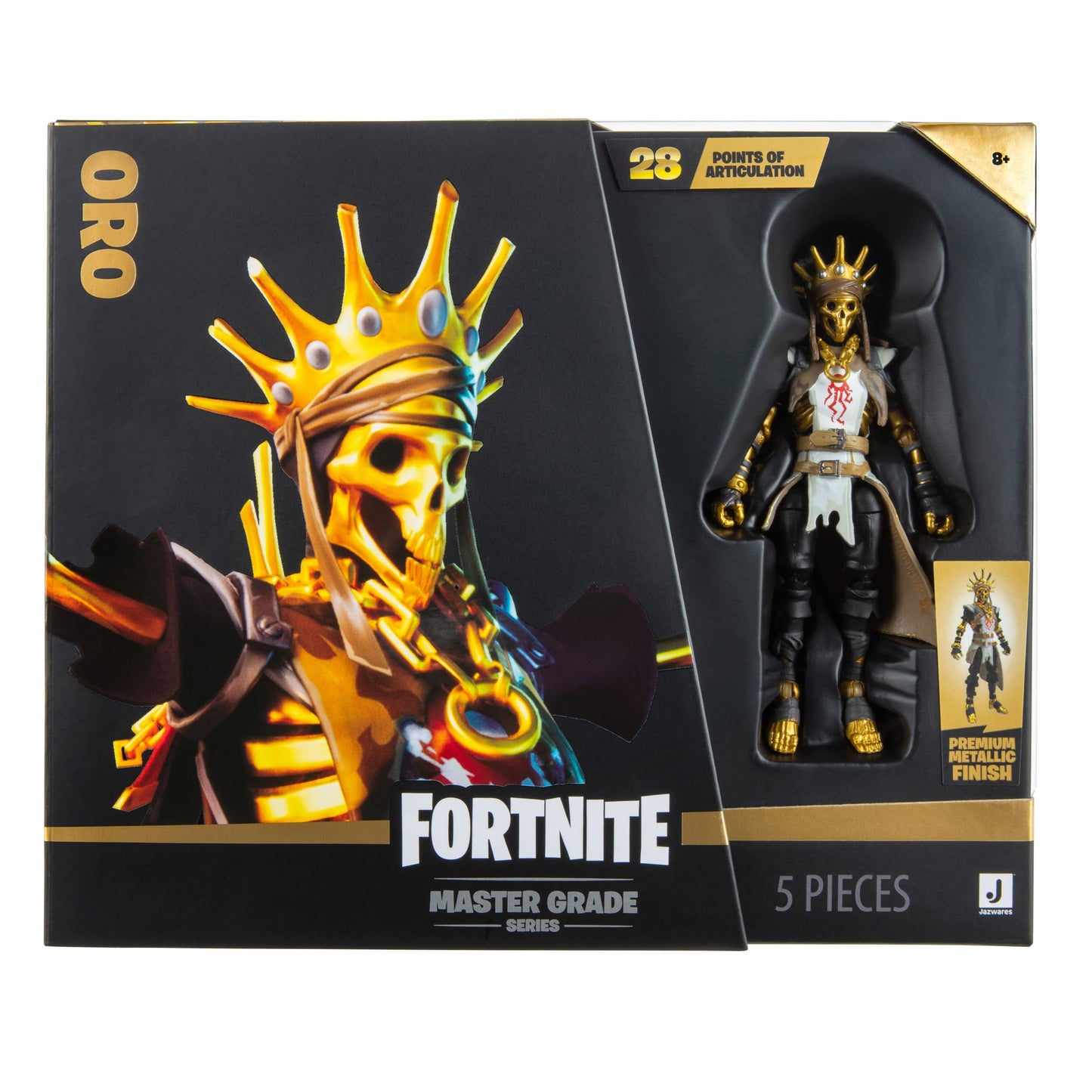 FORTNITE ORO (Master Grade) - 4-Inch Articulated Figure with Back Bling  Harvesting Tool  and
