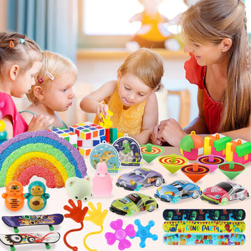 Soi-Meme 60 Pcs Party Favors Carnival Treasure Box Toys Classroom Prizes Small Mini Bulk Gifts Toys Pinata Easter Basket Stuffer