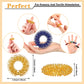 Mtlee 12 Pieces Fidget Anxiety Rings Including 6 Pieces Spiky Sensory Finger Spinner Rings, Anxiety Toys, Zircon Circle With Beads For Women Men(Classic Style)