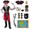 Spooktacular Creations Halloween Boys Costume  Boys Pirate Costume  Kids Pirate Outfit with Accessories for Halloween Role Playing Party(Small(5-7 yrs))
