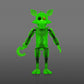 Funko Pop! Action Figure - Five Nights at Freddy's Radioactive Foxy, Glow in The Dark, Vinyl, Standard Size, Multicolor, Model 59684