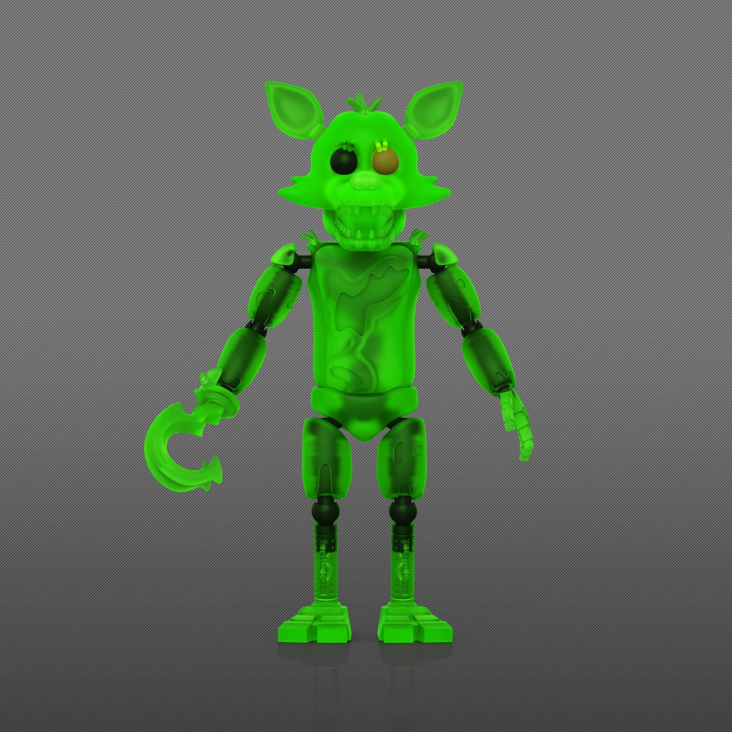 Funko Pop! Action Figure - Five Nights at Freddy's Radioactive Foxy, Glow in The Dark, Vinyl, Standard Size, Multicolor, Model 59684