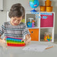 hand2mind Hundred Board Sensory Bubble Popper, Silicone Fidget Toy, One Size, Multi Color, Model 95789 for Kids and Classrooms