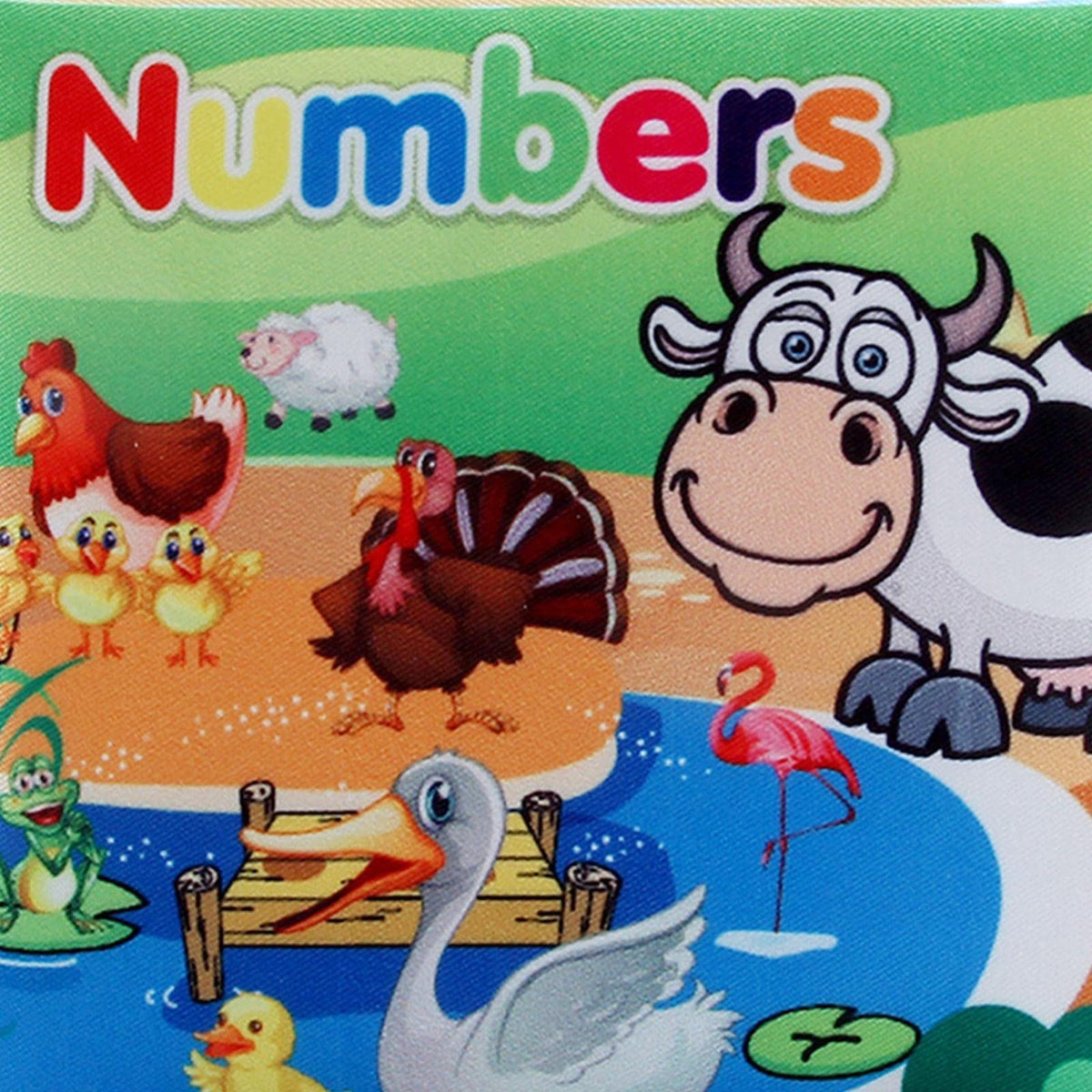 Merishopp Cloth Books Early Development Cute Soft Baby Books For Stroller Toys Babies Numbers| Baby Learning Toy | Infant Activi