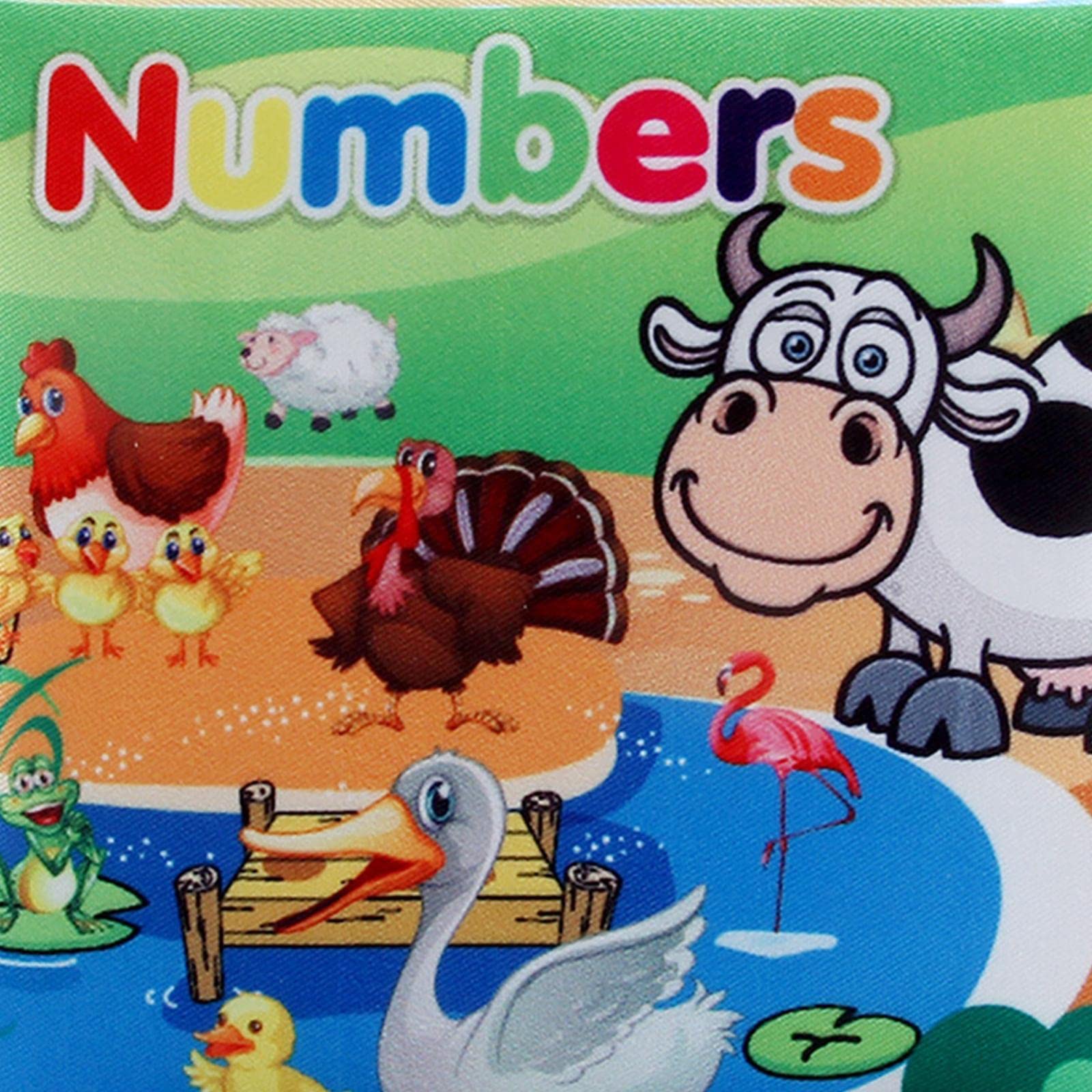 Trendivibe Cloth Books Early Development Cute Soft Baby Books For Stroller Toys Babies Numbers| Baby Learning Toy | Infant Activ