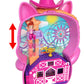 Polly Pocket Dolls And Playset, Pony Rodeo Compact, Travel Toy With 1 Micro Doll, Pet Horses, Food & Fashion Styling Accessories