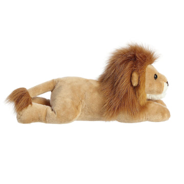 Aurora® Adorable Grand Flopsie™ Leonardus Lion™ Stuffed Animal - Playful Ease - Timeless Companions - Brown 16.5 Inches