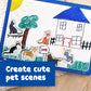 Spark & Wow Wooden Magnets - Cats & Dogs - Set Of 20