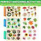 Quokka Wooden Puzzles For Toddlers 2-4 – 3X Set Montessori Toys Puzzles For Kids Ages 3-5 – Wood Educational Baby Game 12-18 Months – Gift Learning Mushrooms Flowers Leaves For Boy & Girl 3-5