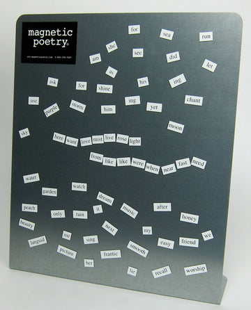 Magnetic Poetry Educational Products - Metal Easel Board - 11x13 Inches