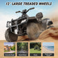 Elemara 24V 2 Seater Ride On Atv For Big Kids,Kid 4 Wheeler Quad Ride On Toy, 5Mph Max Speed,400W Motor,Electric Atv For Kids,Bl