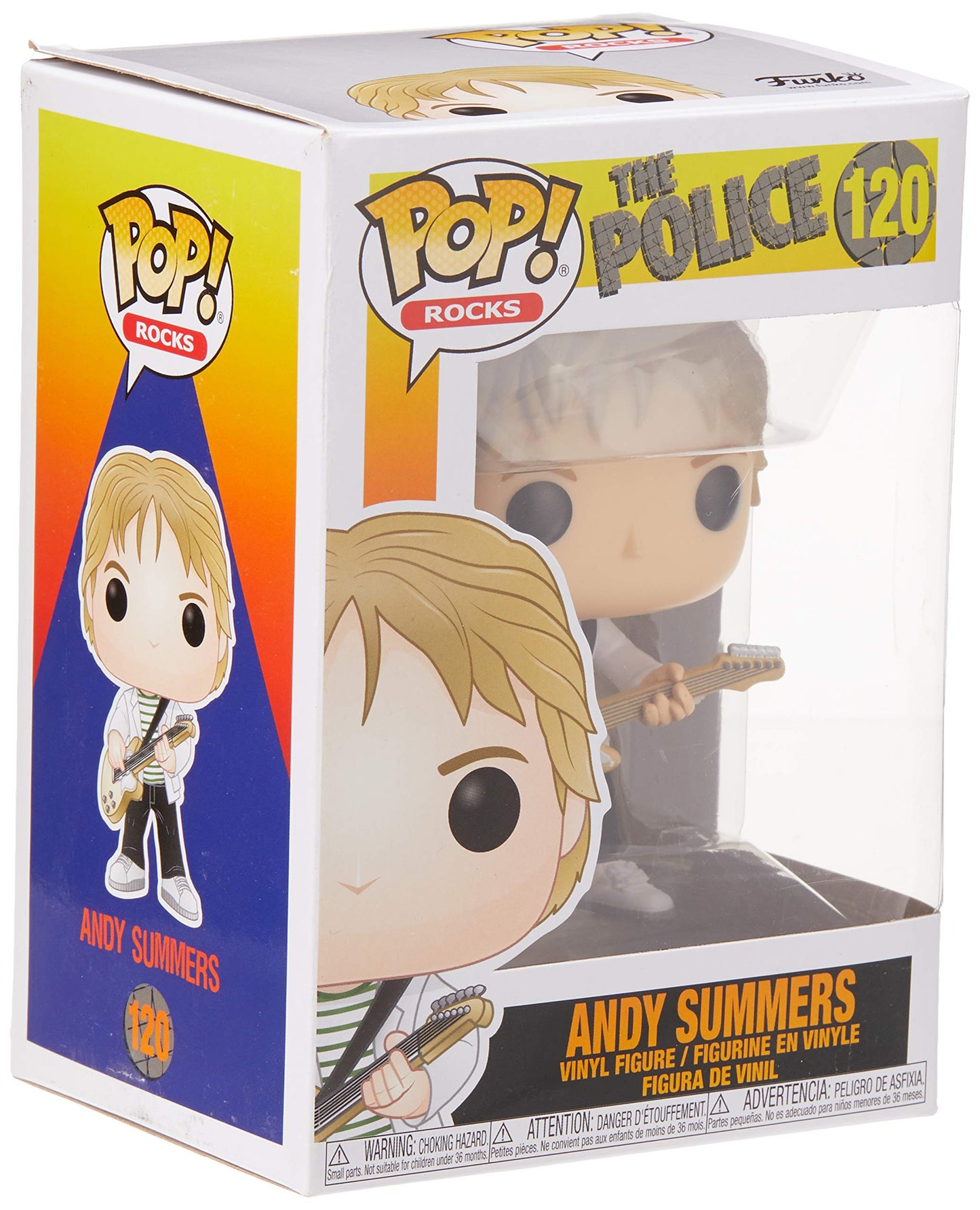 Funko 40088 Pop. Vinyl: Rocks: The Police - Andy Summers Collectible Figure, Multicolor