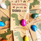 Y_Bong Valentines Day Gifts for Kids - 24 Pack Dinosaur Egg Hatching Card Bulk - Funny Dino Valentine Exchange Cards for Boys Gi