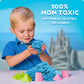National Geographic Play Sand - 24 Lb Bulk Sand Kit With 6 Castle Molds (Blue) - A Fun Sensory Activity