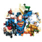 Clementoni Jigsaw Puzzle Dc Comics, Justice League 500 Pieces - Poster Included, Puzzle For Adults 14-99 Years, Gift For Men/Wom
