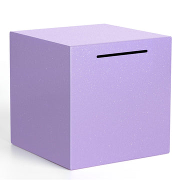 Adults Piggy Bank Must Break To Open, Unbreakable Stainless Steel Piggy Bank For Adults, Metal Savings Box For Cash Saving (Purp