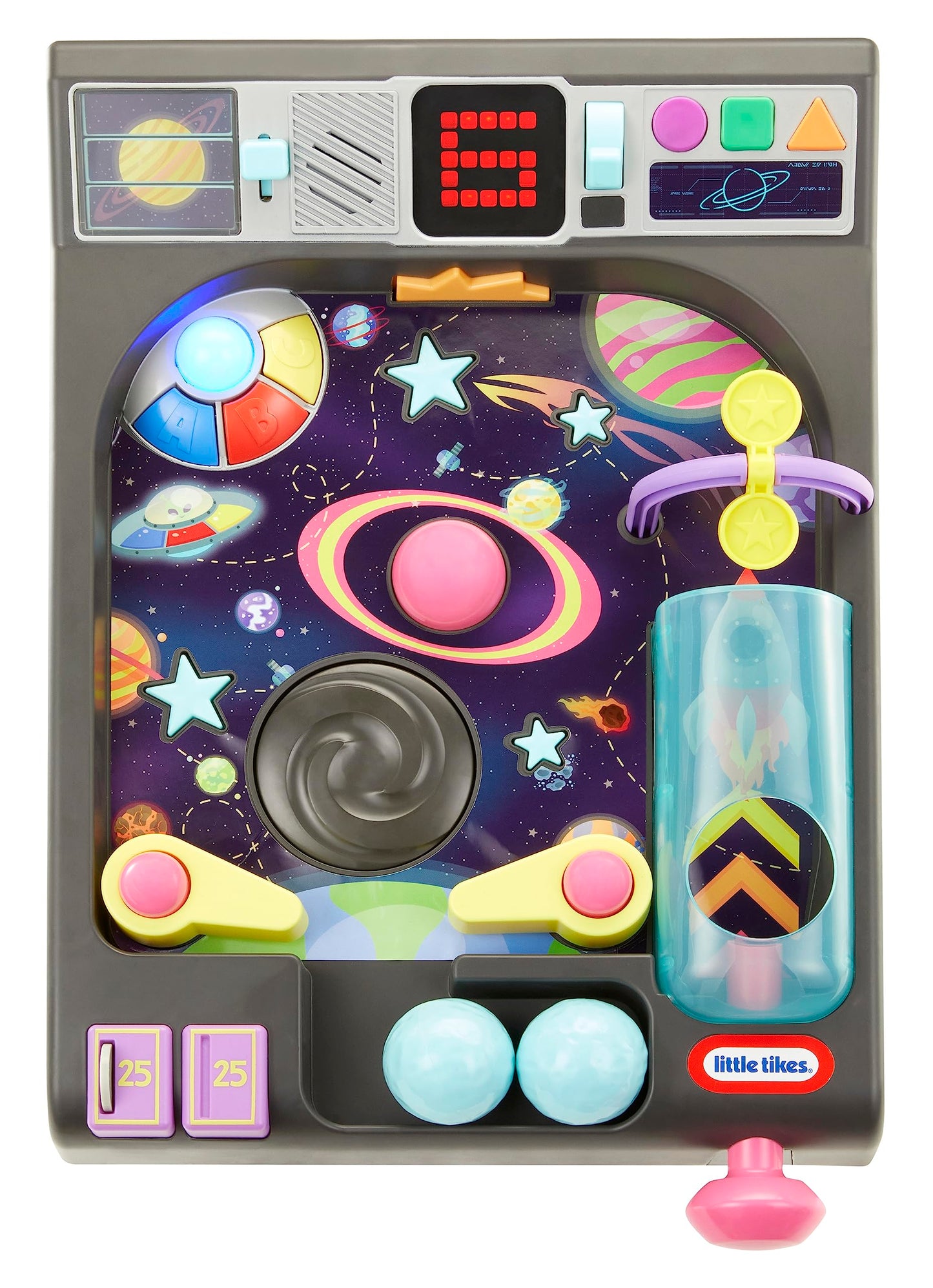 Little Tikes My First Pinball Activity Table, Multicolor, Plastic, Medium, Model 663482OC, Learning Toy for Toddlers Ages 12 months to 2 Years