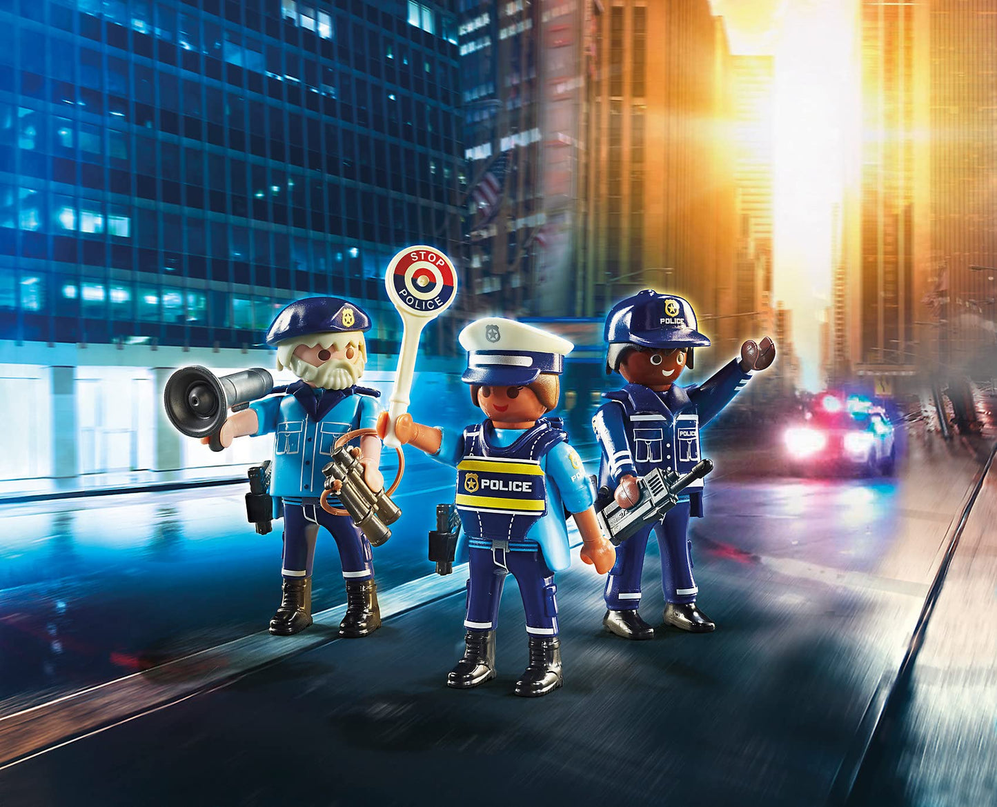 Playmobil Police Figure Set - One Size, Multi Colors, Plastic, Model 70669