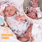 Aori Lifelike Reborn Baby Dolls - Realistic Sleeping Baby Girl Dolls 20 Inch Newborn Baby With Feeding Toy Accessories
