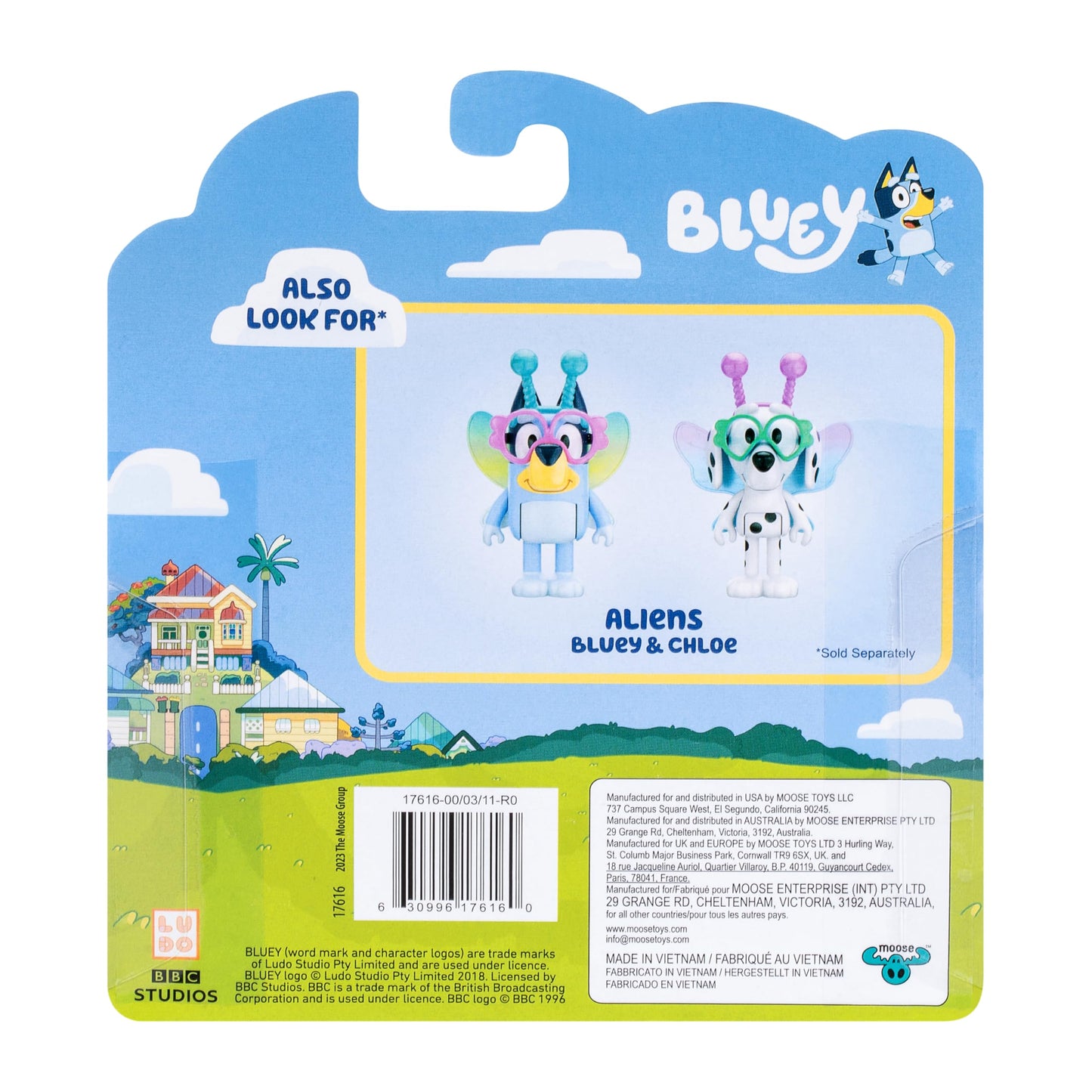 Bluey S10 Figure 2Pk Aliens Chloe