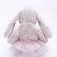 Dilly Dudu Ballerina/Ballet Bunny Plush Toy Stuffed Animal Rabbit Doll 10-Inch(Pink)