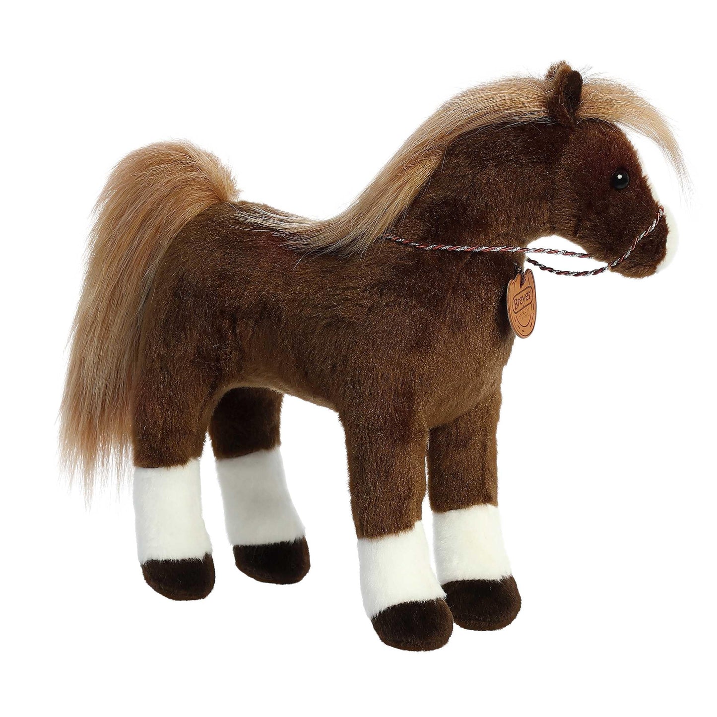 Aurora® Exquisite Breyer® Showstoppers American Saddlebred Stuffed Animal - Realistic Detailing - Imaginative Play - Brown 13 Inches