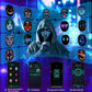 Led Mask With Gesture Control - Face-Transforming Light-Up Design, Cool Gifts For Kids & Adults - Rechargeable Halloween, Cospla