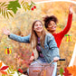 RoundFunny 60 Sets Thanksgiving Fall Craft Pumpkin Suncatchers Thanksgiving Ornaments Decorations Fall DIY Window Paint Art Sunc