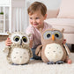 Ryttir 2 Pack Owl Plush Toys, 11.7 Inch Gray Cotton Stuffed Animals for Kids and Home Decor