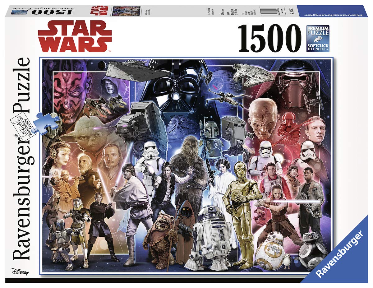 Ravensburger Star Wars: Whole Universe Jigsaw Puzzle - 1500 Pieces | Perfect For Adults And Kids | Softclick Technology For Prec
