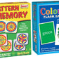 Smart Pattern Memory Educational Games & Puzzle, Multicolour, Ages 2+ & CreativeS Colours Flash Cards, Early Learning, Educatio