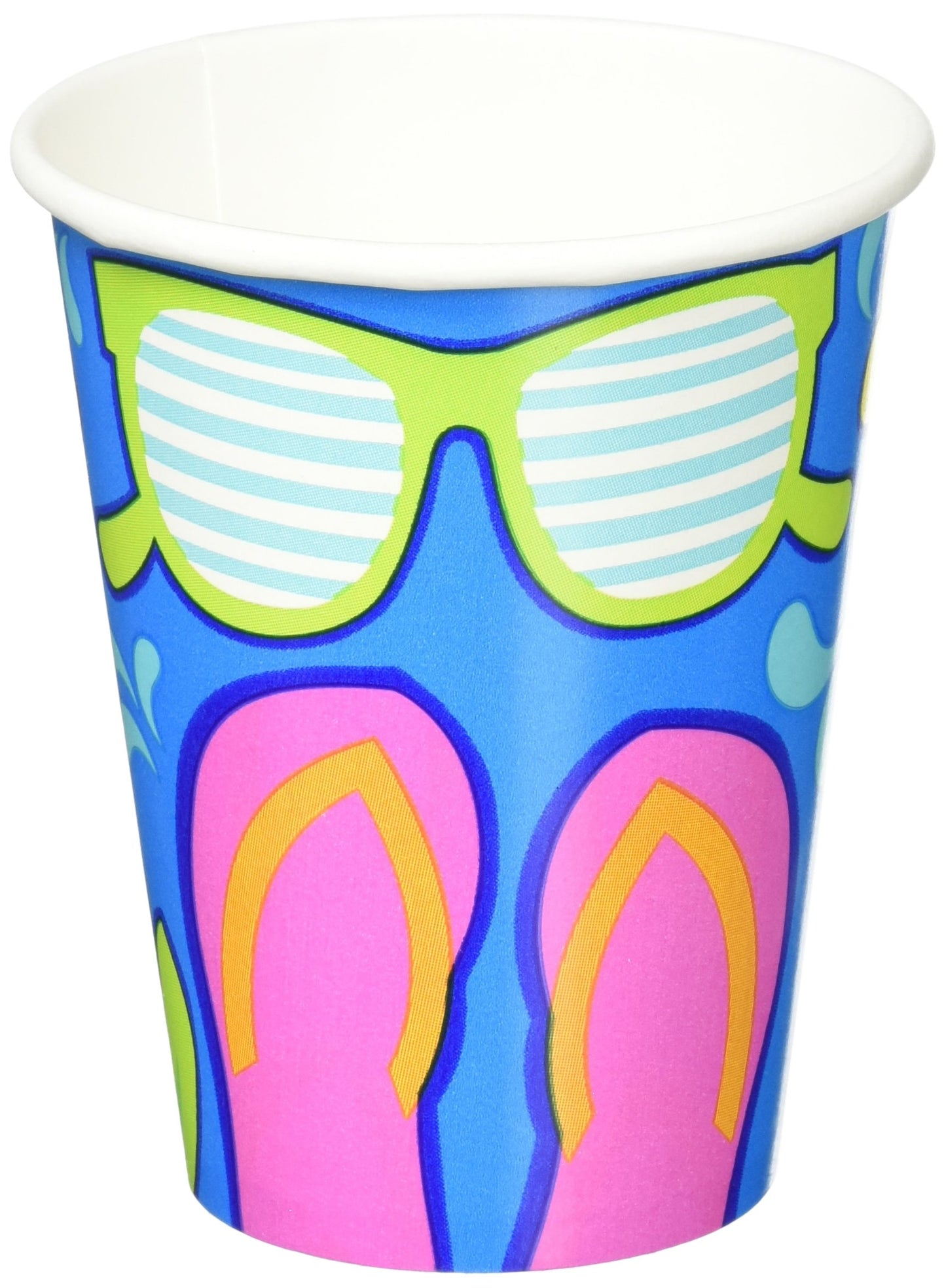 AmscanSummer Splash Party Cups, 9 oz., 18 Ct.