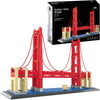 Apostrophe Games Golden Gate Bridge Building Block Set (1,977 Pieces) San Francisco'S Golden Gate Bridge Famous Landmark Series