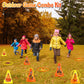 4 in 1 Fall Festival Thanksgiving Party Games with Ring Toss  Plastic Cones  Bean Bags  3-Legged Race Bands  Thanksgiving Games for Family Boy Girl mature-themed Carnival Friendsgiving Outdoor Yard Activities