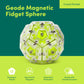 Speks Geode Magnetic Fidget Toy | Sensory Desk Toy for mature-themeds & Teens 14+ | Stress Relief Gift | Sphere  Peridot