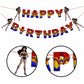 Seyal Wondr Woman Happy Birthday Banner