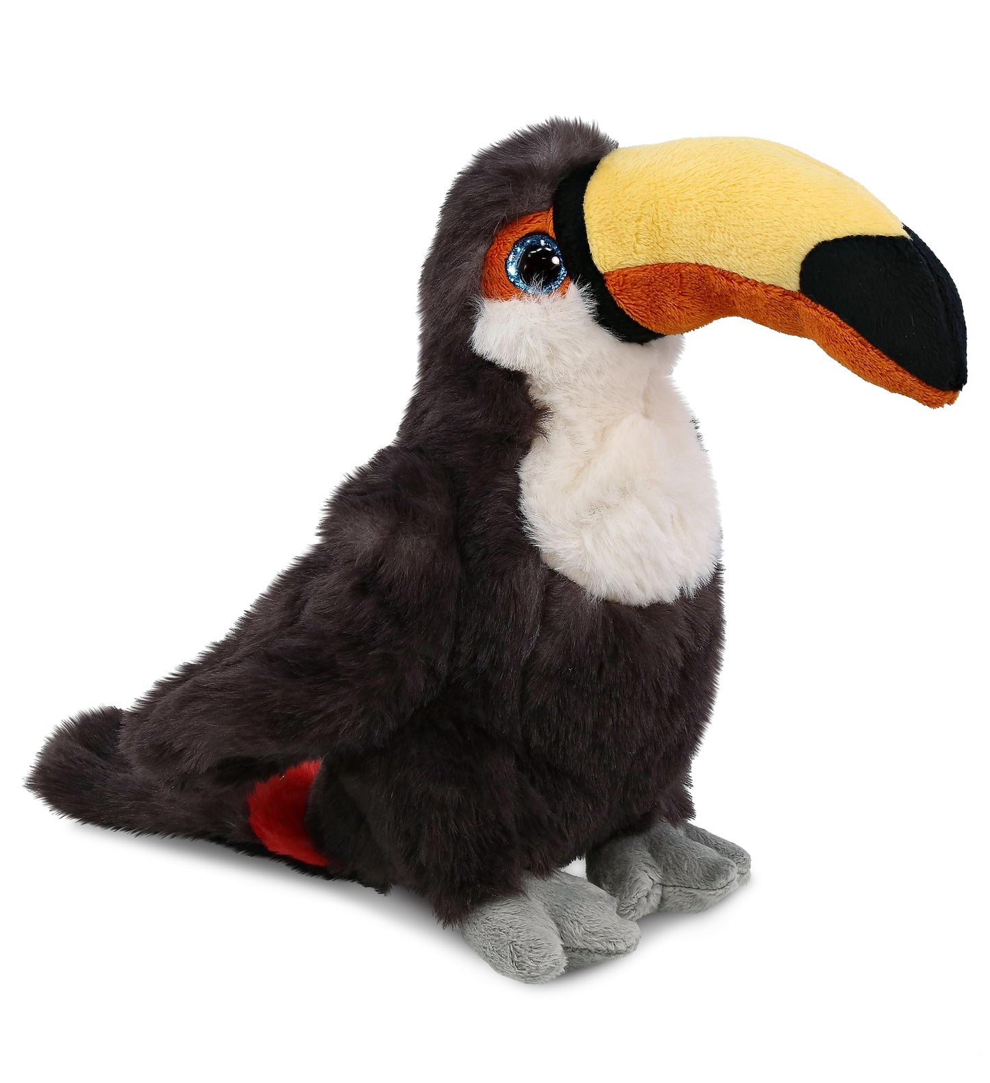 DolliBu Toucan Plush - Super Soft Toucan Stuffed Animal  Cute Tropical Rainforest Animals Figures Bird Plush Toy for Boys and Girls  Adorable Toucan Bird Toy for Kids  Teens  and mature-themeds - 8 Inches