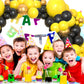 Paready Balloon Arch Kit - 113pcs Yellow & Black Garland - Rubber Metallic Balloons for Birthday, Bee Theme Party, Baby Shower, Wedding