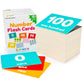 Number Flash Cards For Toddlers 1-3 | Toddler Math Flash Cards | Learn Counting Flashcards Numbers 1–100 | Help Kids Count Number Games | Kids Toys Numbers Match For Preschoolers Kindergarten 2-4